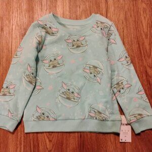 4T Grogu Sweatshirt, NWT
